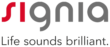Signia hearing aid manufacturer logo